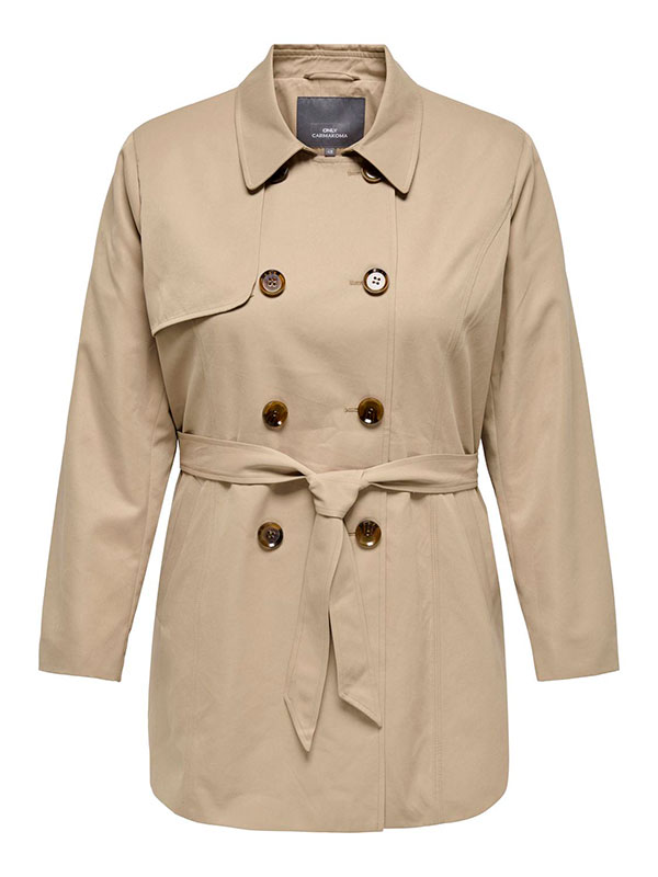 CARVALERIE - Plus Size Frakk fra Only Carmakoma