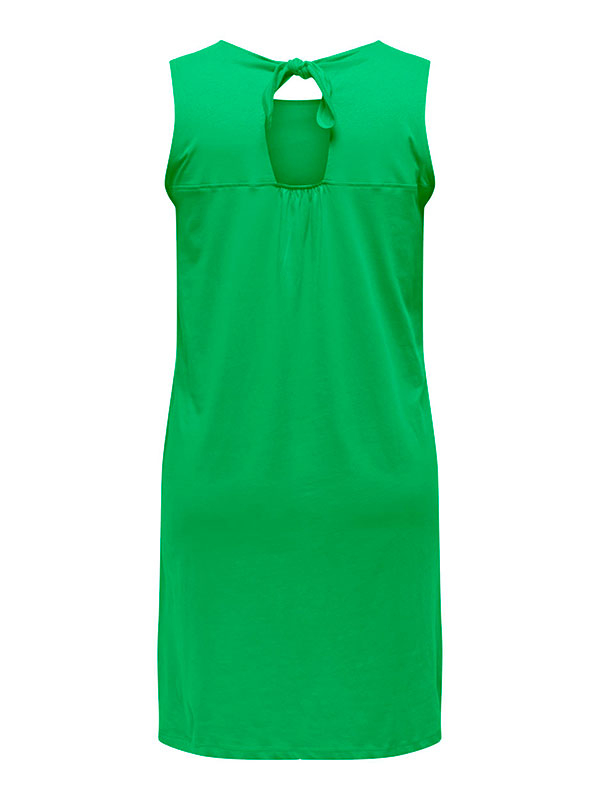 MARTHA - Grønn kjole i bomullsjersey fra Only Carmakoma