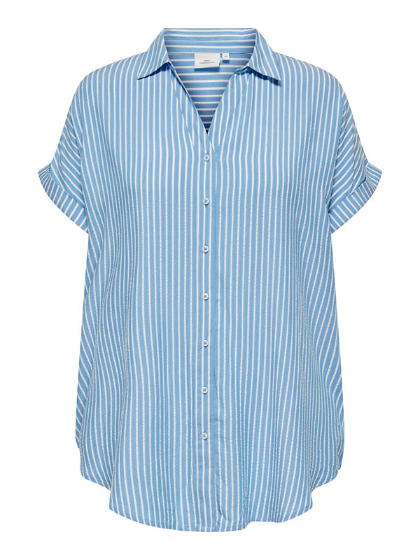 CARPENNA - Plus Size Skjorte fra Only Carmakoma
