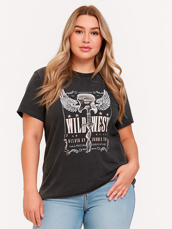 CARLUCY - Plus Size T-shirt fra Only Carmakoma