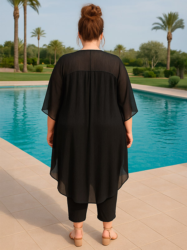 HOWDY  - Plus Size Kimono fra Only Carmakoma