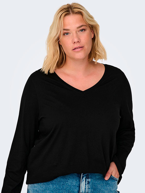 CARBONNIE - Plus Size T-shirt fra Only Carmakoma