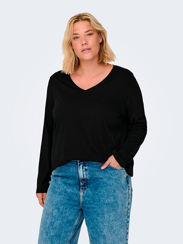CARBONNIE - Plus Size T-shirt fra Only Carmakoma