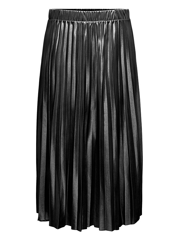 HAILEY - Langt svart plissé skjørt  fra Only Carmakoma