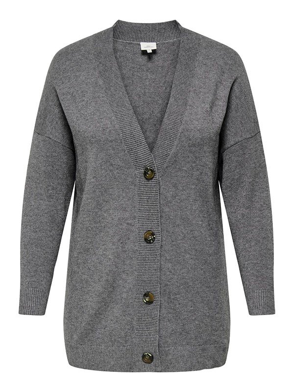 CARESLY - Plus Size Cardigan fra Only Carmakoma