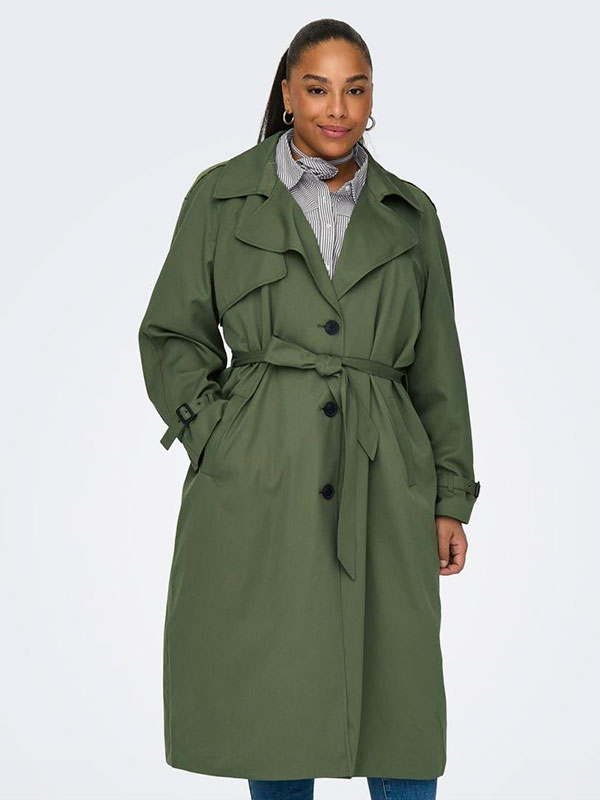 CARCHLOE - Plus Size Frakk fra Only Carmakoma