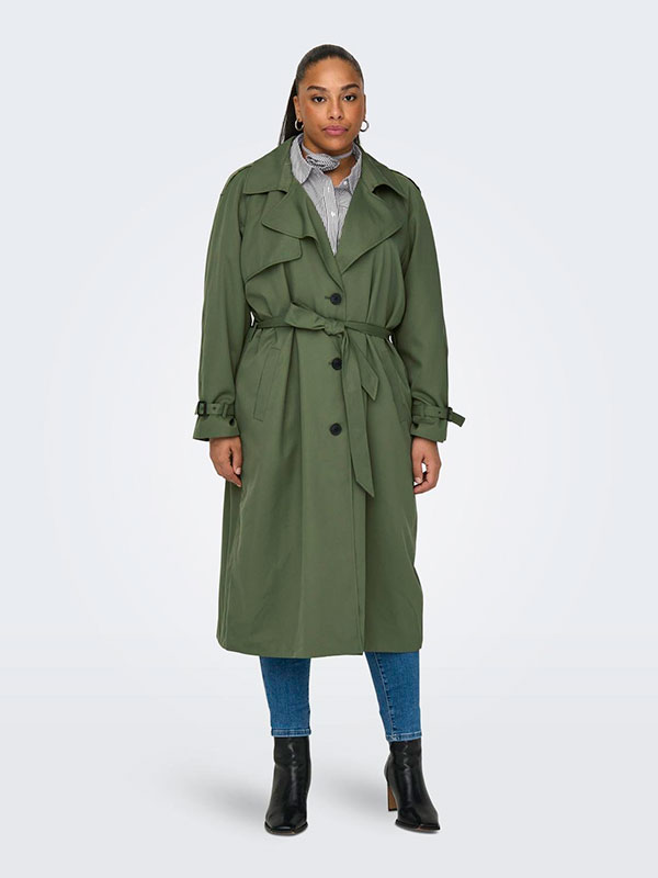 CARCHLOE - Plus Size Frakk fra Only Carmakoma