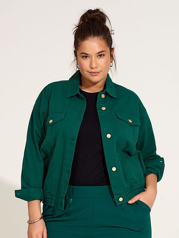 CARDREW - Plus Size Jakke fra Only Carmakoma