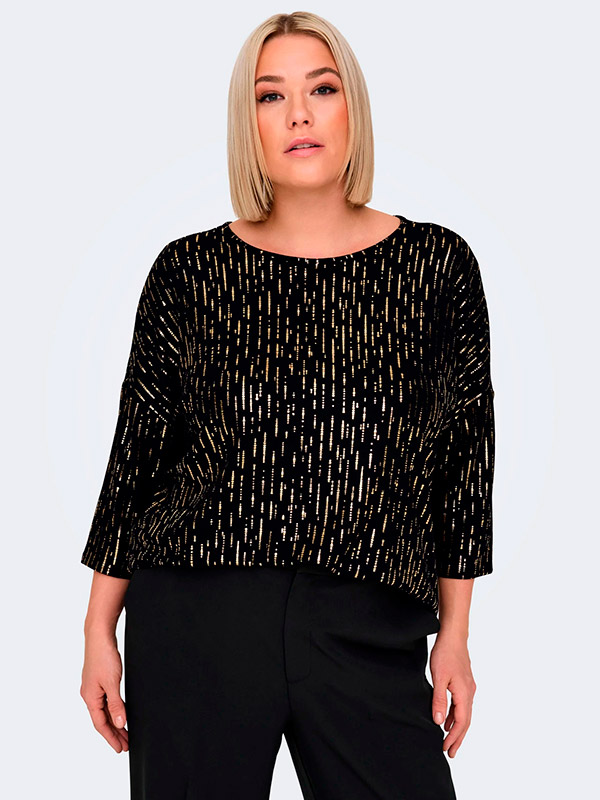 CARFOILA - Plus Size Bluse fra Only Carmakoma
