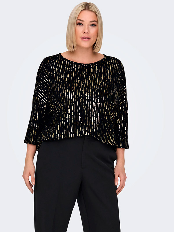 CARFOILA - Plus Size Bluse fra Only Carmakoma