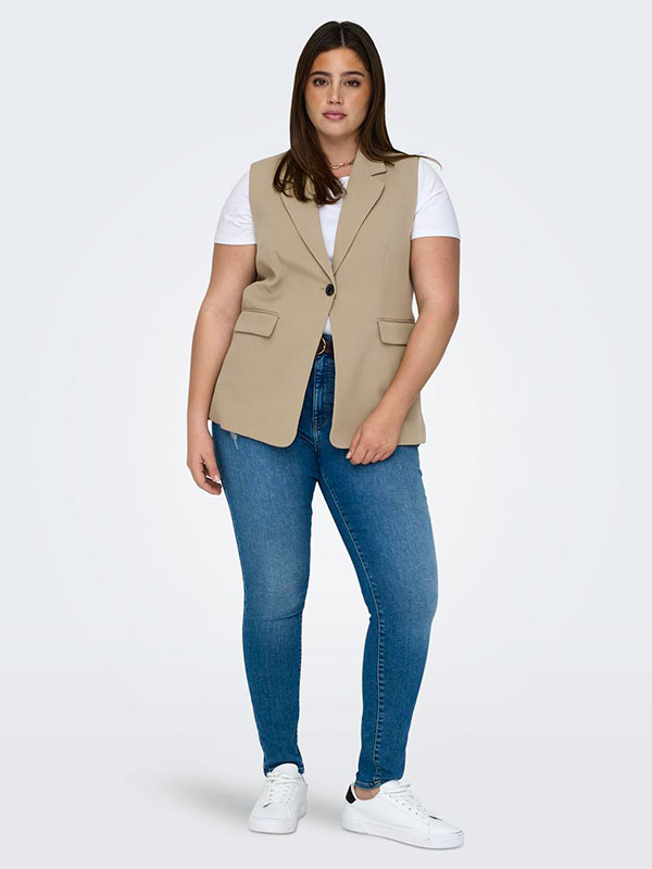 CARKENDRA-ASTRID - Plus Size Vest fra Only Carmakoma