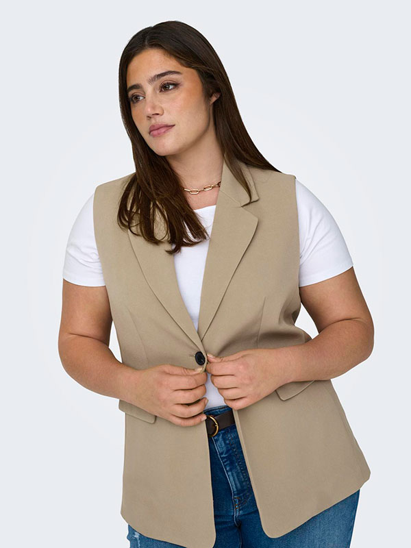 CARKENDRA-ASTRID - Plus Size Vest fra Only Carmakoma