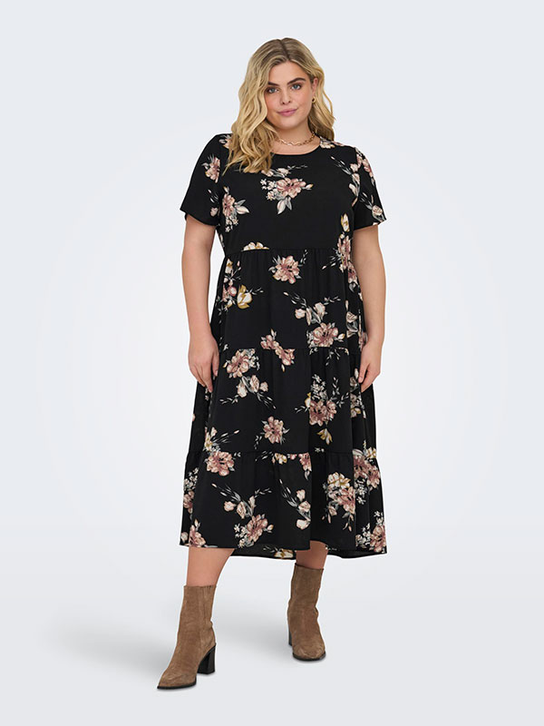 CARLUX - Plus Size Kjole fra Only Carmakoma