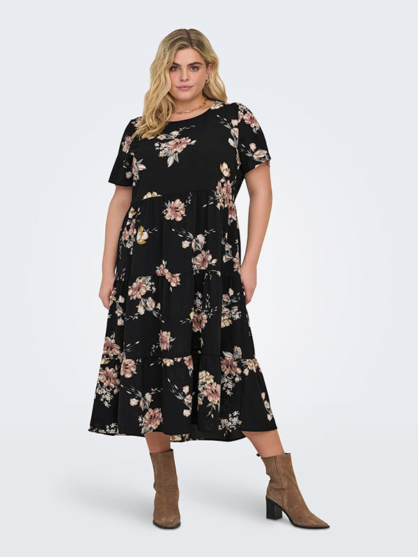 CARLUX - Plus Size Kjole fra Only Carmakoma