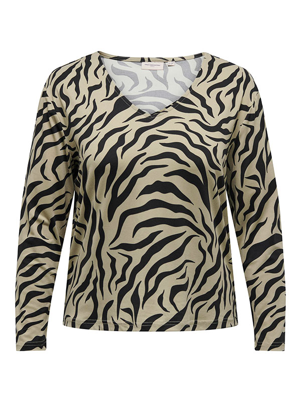 CARCAMILLE - Plus Size Bluse fra Only Carmakoma