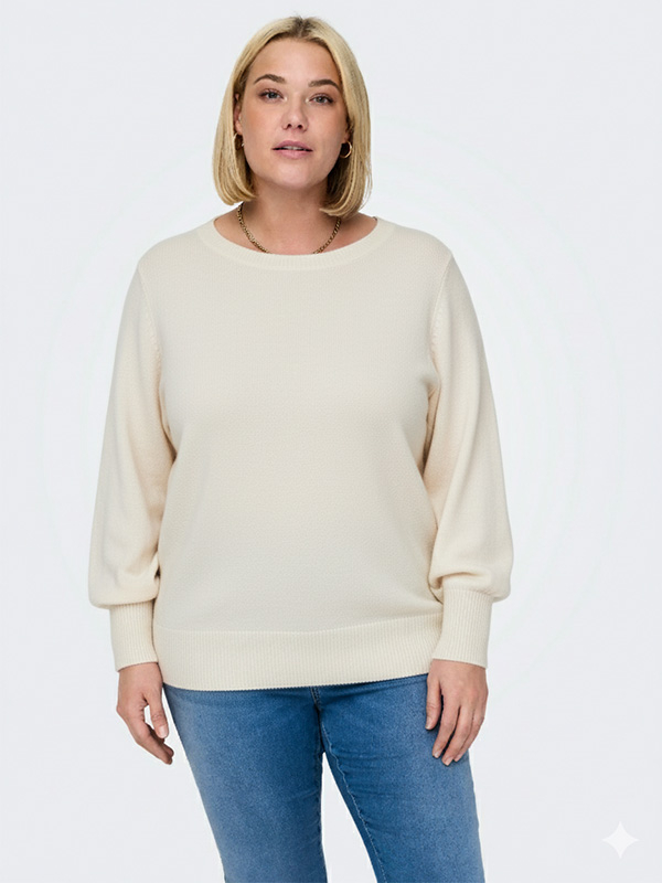 CARIBI - Plus Size Genser fra Only Carmakoma
