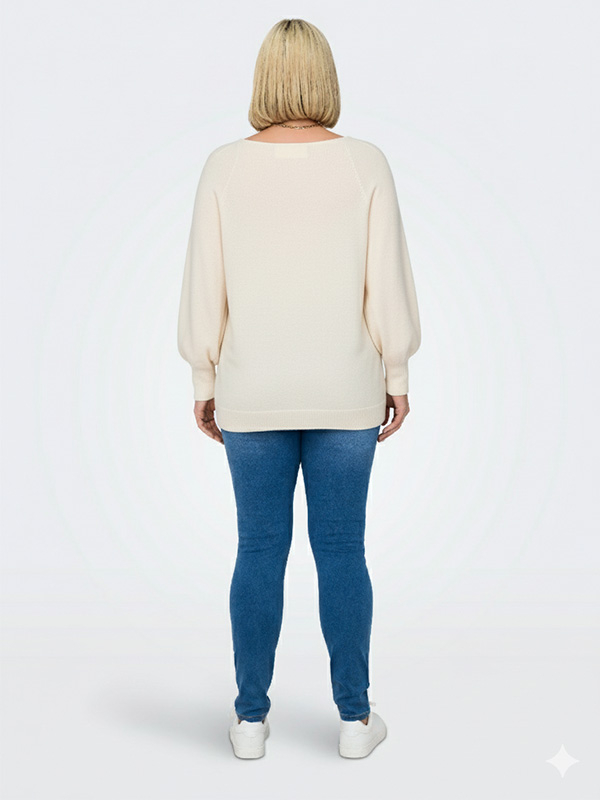CARIBI - Plus Size Genser fra Only Carmakoma