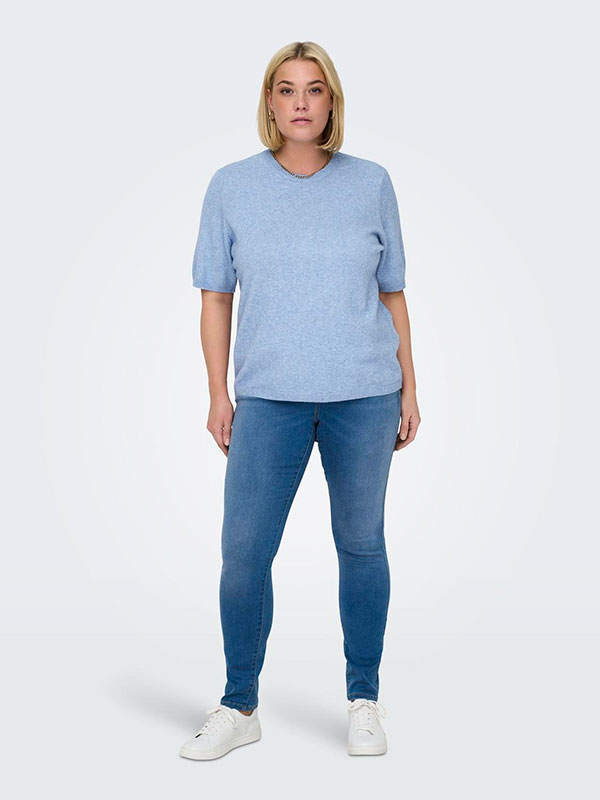 CARMARGARETA - Plus Size Bluse fra Only Carmakoma