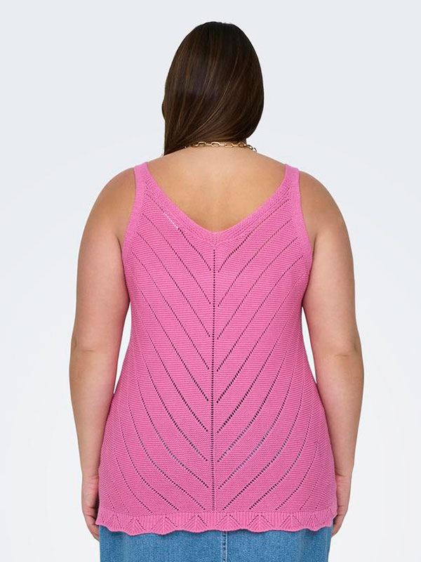 CARROSELIA - Plus Size Topp fra Only Carmakoma
