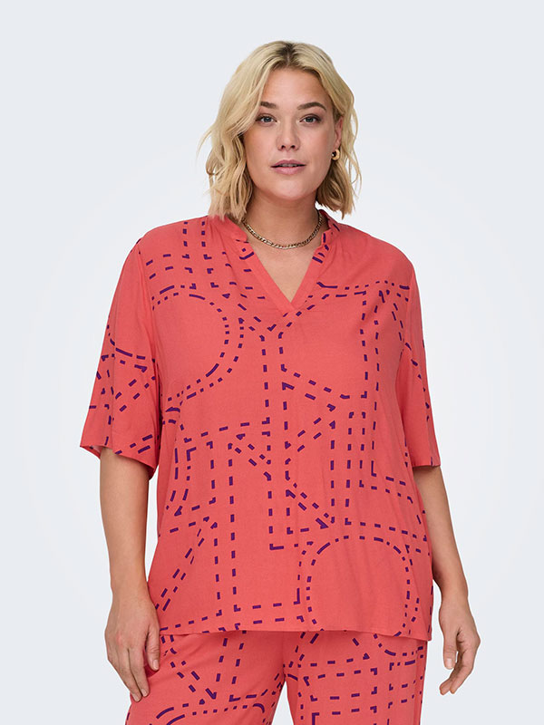 CARPHOEBE - Plus Size Bluse fra Only Carmakoma