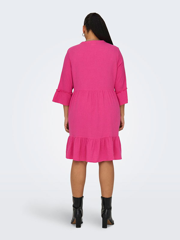 CARTHYRA - Plus Size Kjole fra Only Carmakoma