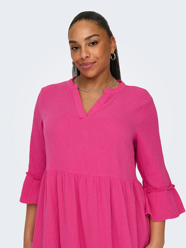 CARTHYRA - Plus Size Kjole fra Only Carmakoma
