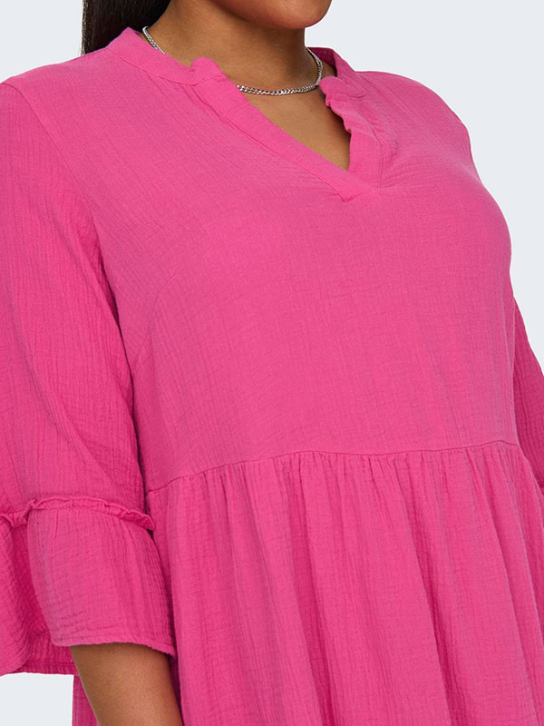CARTHYRA - Plus Size Kjole fra Only Carmakoma