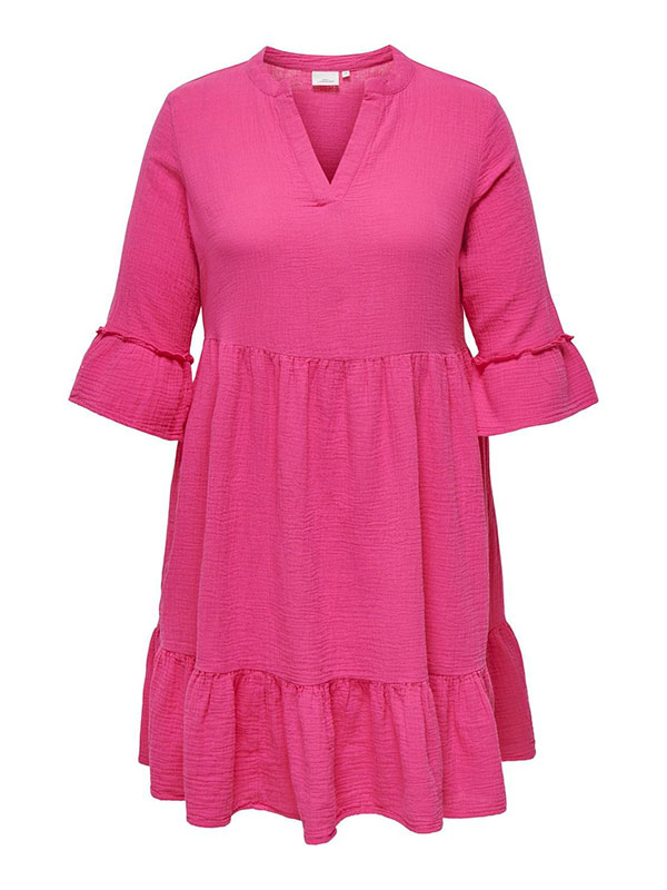 CARTHYRA - Plus Size Kjole fra Only Carmakoma