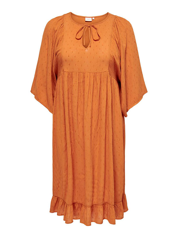 CARELEANOR - Plus Size Kjole fra Only Carmakoma