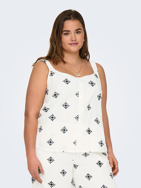 CARCARO - Plus Size Topp fra Only Carmakoma