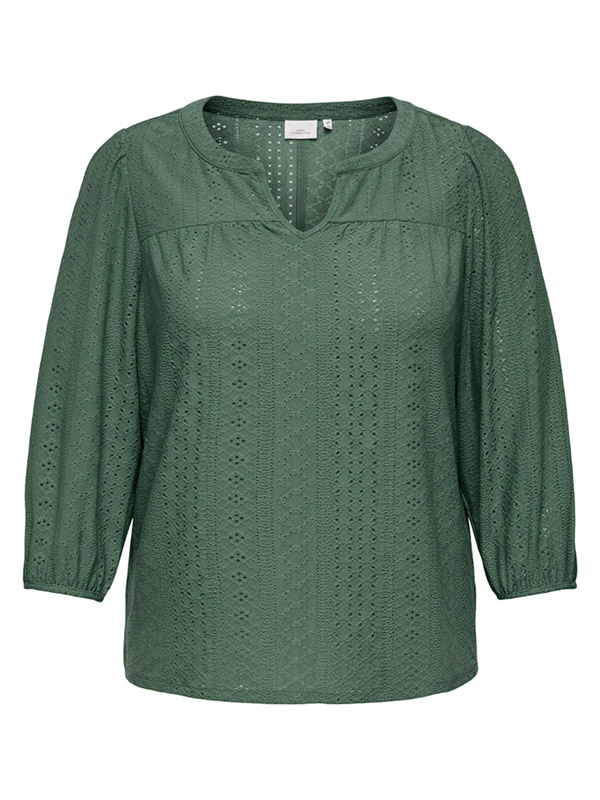 CARSANDRA - Plus Size Bluse fra Only Carmakoma