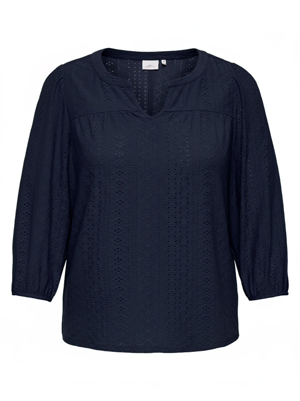 CARSANDRA - Plus Size Bluse fra Only Carmakoma