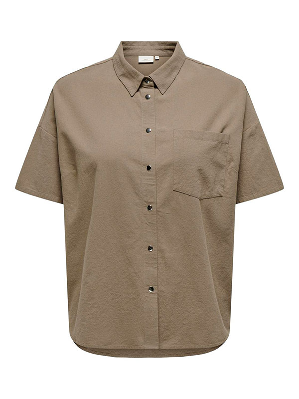 CARHARLOW - Plus Size Skjorte fra Only Carmakoma