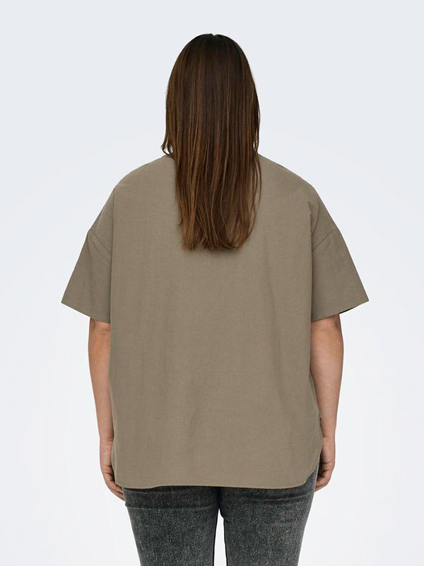 CARHARLOW - Plus Size Skjorte fra Only Carmakoma