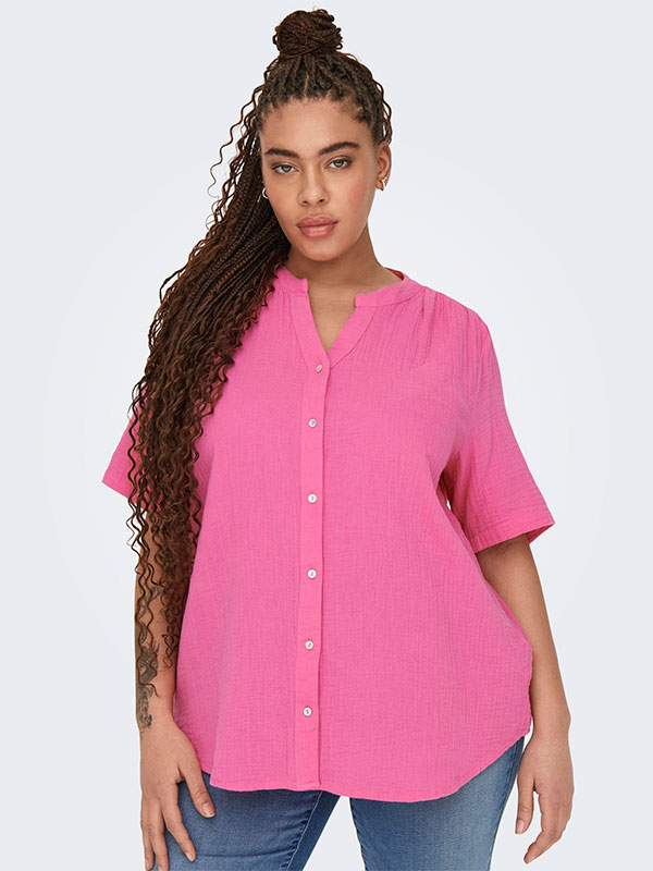 CARTHYRA - Plus Size Bluse fra Only Carmakoma