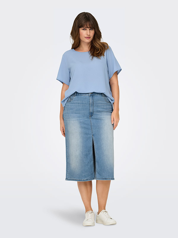 CARROSE - Plus Size Skjørt fra Only Carmakoma
