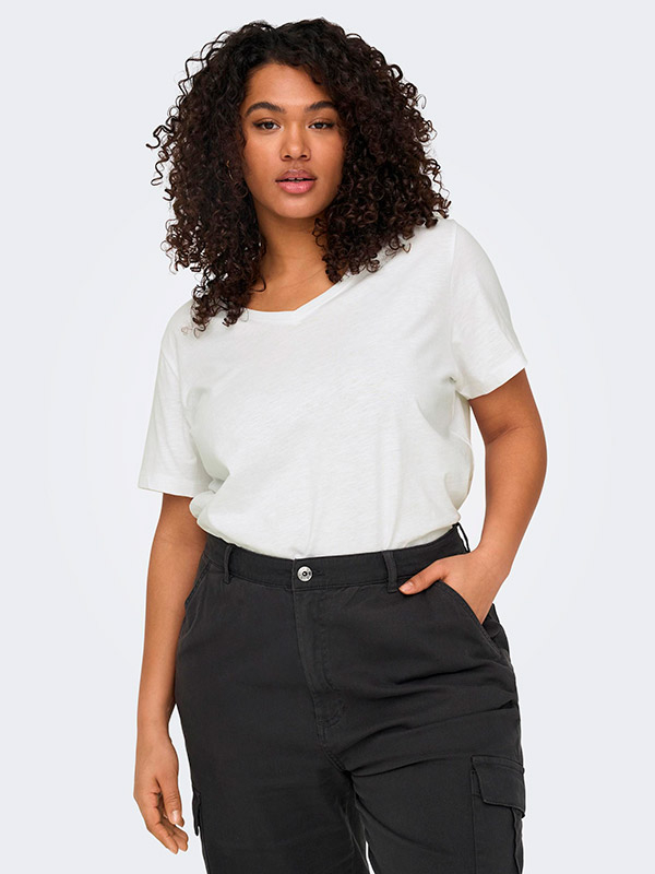 BONNIE  - Plus Size T-shirt fra Only Carmakoma