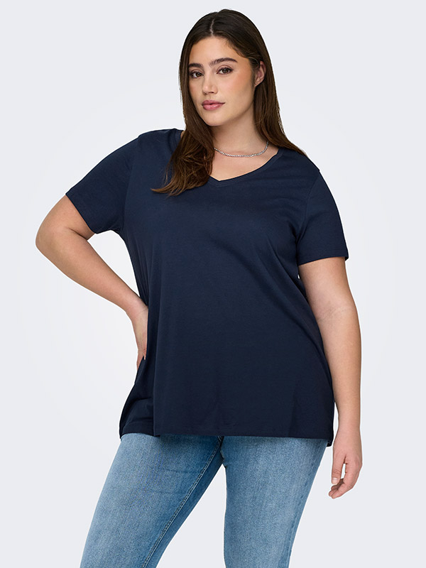CARBONNIE - Plus Size T-shirt fra Only Carmakoma