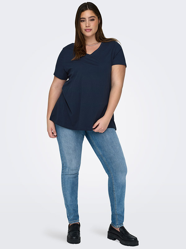 CARBONNIE - Plus Size T-shirt fra Only Carmakoma
