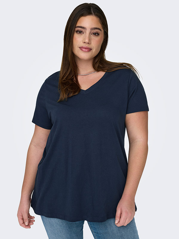 CARBONNIE - Plus Size T-shirt fra Only Carmakoma