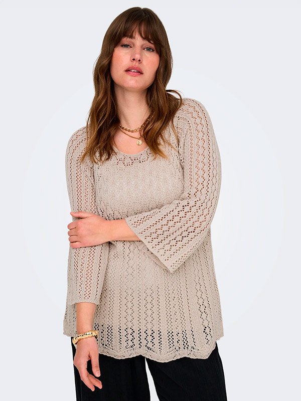 CARNOLA - Plus Size Bluse fra Only Carmakoma