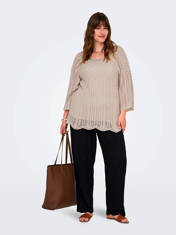 CARNOLA - Plus Size Bluse fra Only Carmakoma