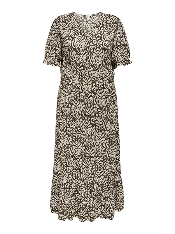 CARCHIANTI - Plus Size Kjole fra Only Carmakoma