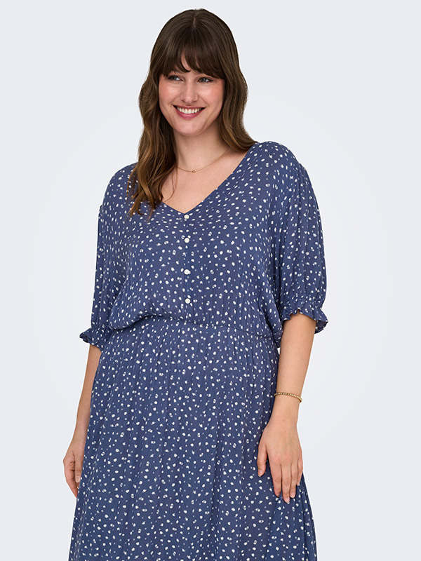 CARCHIANTI - Plus Size Kjole fra Only Carmakoma