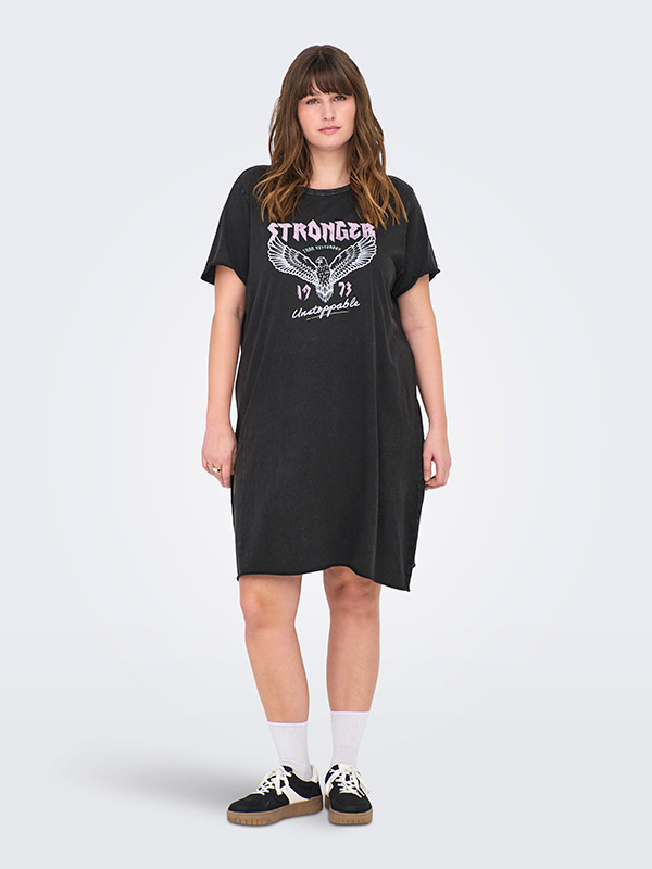 CARLUCY - Plus Size Kjole fra Only Carmakoma