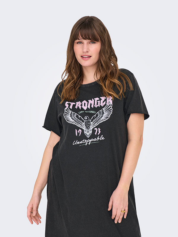 CARLUCY - Plus Size Kjole fra Only Carmakoma