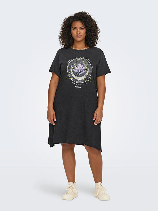 CARLUCY - Plus Size Kjole fra Only Carmakoma