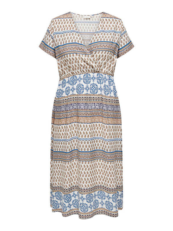 CARBETH - Plus Size Kjole fra Only Carmakoma