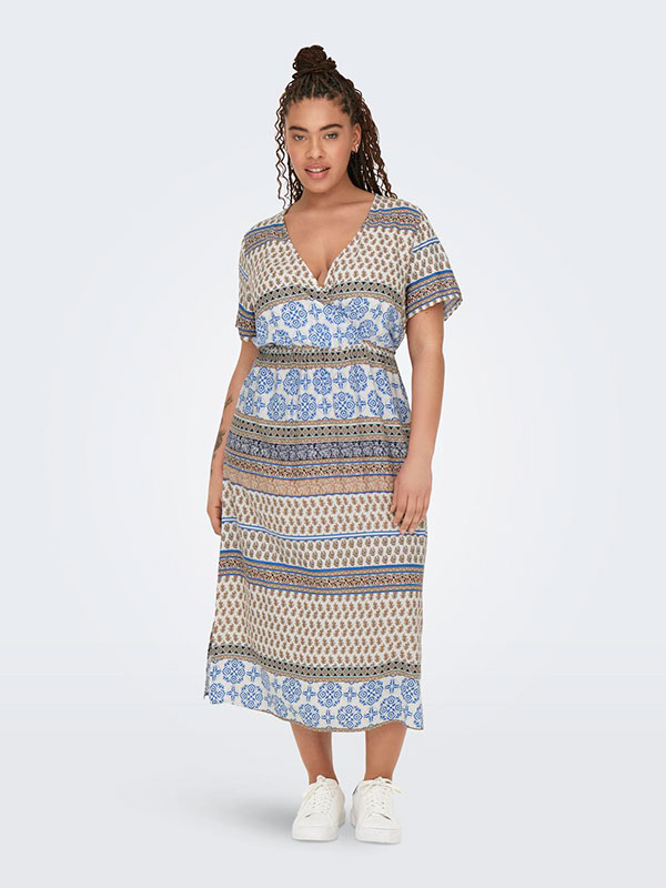 CARBETH - Plus Size Kjole fra Only Carmakoma