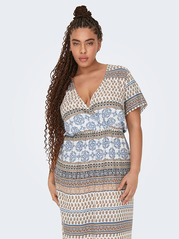 CARBETH - Plus Size Kjole fra Only Carmakoma